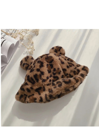 Жіноча Леопардова з вушками та куліскою WUKE One size Brand шапка-панама (259501055)