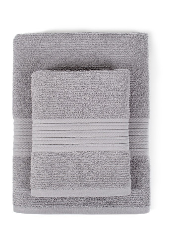 Lotus полотенце махровое home - ammi gri серый 70*140 однотонный серый производство - Турция