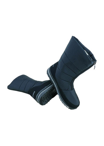 Дутики жіночі черевики високі чорні на замку 23114-10 Progres (266993346)