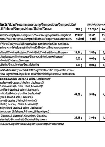 BCAA G-Force 1150 360 Caps Trec Nutrition (258499438)