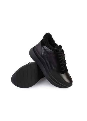 Кросівки жіночі бренду 8501315_(1) ModaMilano чорні зими (262885489)