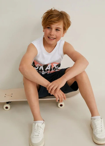 Біла літня підліткова літня майка для хлопчика 2171174 C&A