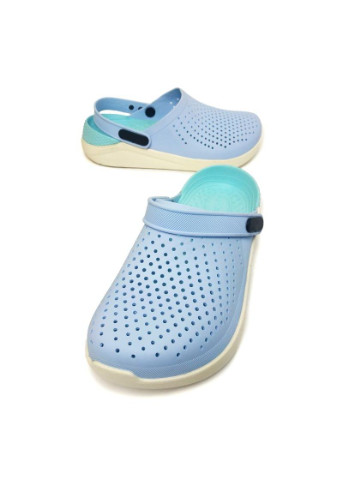 Женские кроксы голубые 5017-375 LuckLine (257108029)