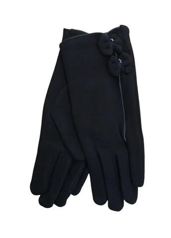 Женские стрейчевые перчатки чёрные 8722s3 L BR-S (261771499)