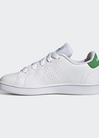 Білі всесезонні кросівки advantage lifestyle court lace adidas