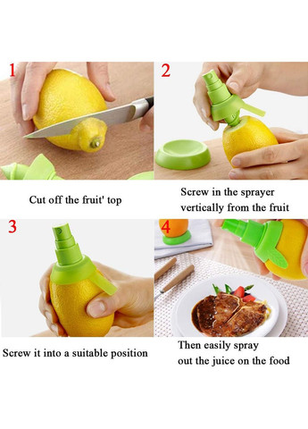 Соковыжималка-спрей дозатор насадка экстрактор лимонного сока распылитель для цитрусовых Kitchen Master (262519771)