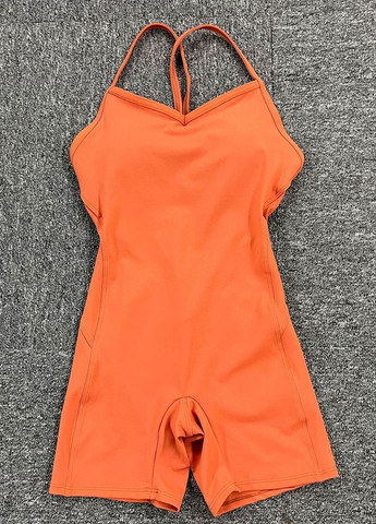 Комбинезон женский спортивный FitU оранжевый