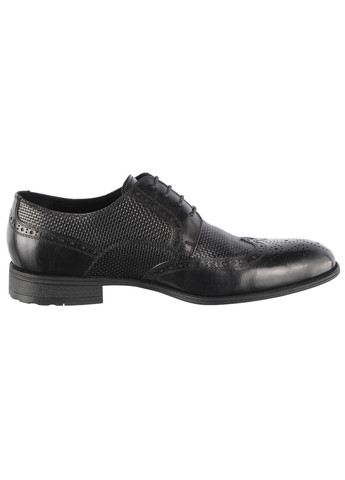 Черные мужские классические туфли 928 - 91 Basconi на шнурках