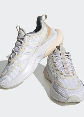 Белые всесезонные кроссовки alphabounce+ sustainable bounce adidas