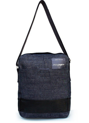 Молодіжна сумка - планшет з бавовни джинс PoolParty (262976199)