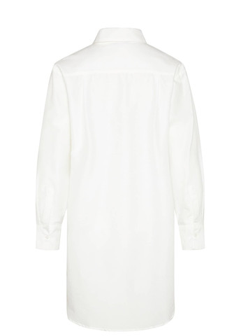 Белая демисезонная женская рубашка белый на запах Bugatti