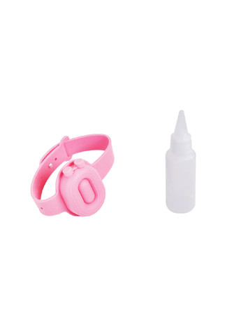Стильний браслет-антисептик для багаторазового використання рожевий Lidl (258054030)