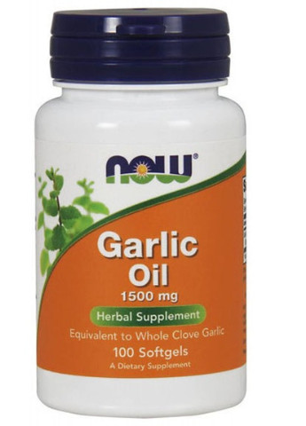 Garlic Oil 1500 mg 100 Softgels Now Foods (256721647)