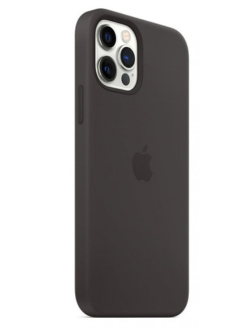 Чехол Silicone Case 1:1 for iPhone 12 Pro Max with MagSafe Black Apple (259907122)