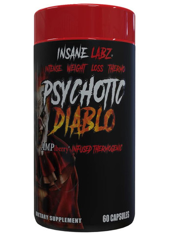 Жиросжигатель Psychotic Diablo 60 caps Insane Labz (275332879)