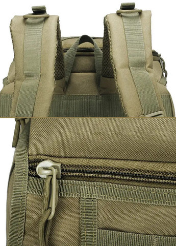 Тактичний рюкзак для риболовлі полювання походів туризму активного відпочинку спорту 50х27х22 см (476023-Prob) Оливковий Unbranded (275766250)