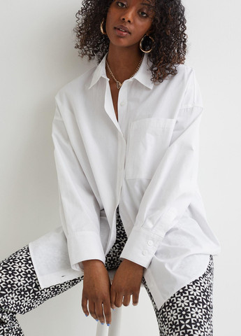 Белая блуза демісезон,білий, divided H&M