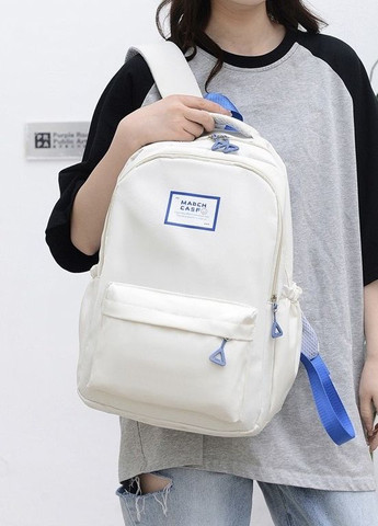 Рюкзак MAOCH мужской женский детский школьный портфель бежевый No Brand (275998153)