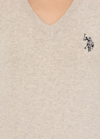 Серый свитер u.s.polo assn трикотаж женский U.S. Polo Assn.