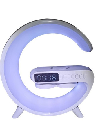 Настільна лампа-нічник Led Wireless Charging Speaker Google G11 (8527) 15W багатофункціональна White No Brand (276840777)