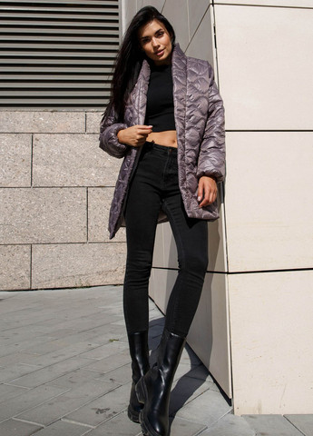 Фіолетова демісезонна демісезонна куртка Jadone Fashion