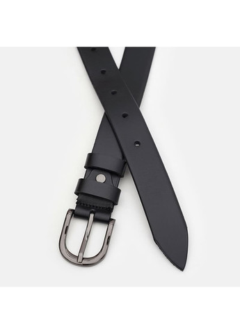 Жіночий ремінь шкіряний 100v1genw26-black Borsa Leather (271664993)