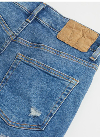 Женские шорты джинсовые Regular waist (55847) W40 Синие H&M - (258763198)