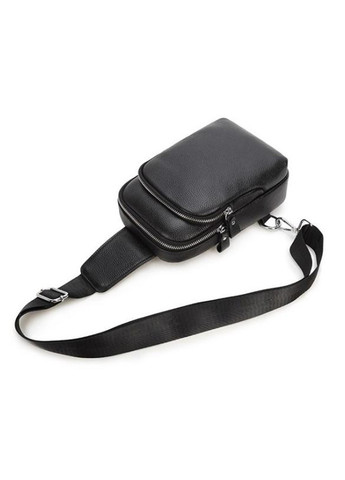 Мужской черный кожаный слинг на плечо A25F-1922A Tiding Bag (277963140)