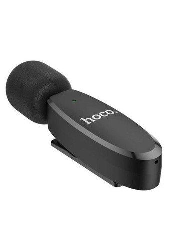 Бездротовий мікрофон для телефону (Type-C, з придушенням шуму, з ресивером, петличка) - Чорний Hoco l15 (264835967)