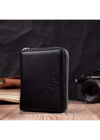 Женский отменный кошелек из натуральной кожи 22449 Черный st leather (277980487)
