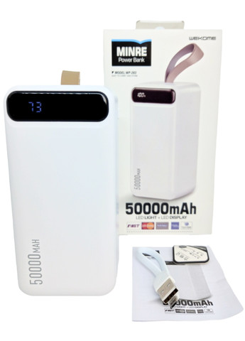 Power Bank 50000 mAh 22,5 W Ten Space TS-PB59 реальна ємність, швидка зарядка, зовнішній акумулятор павербанк No Brand (266144797)