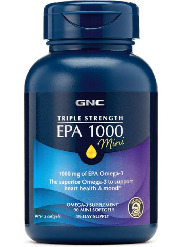 Triple Strength EPA 1000 Mini 90 Caps GNC (256723821)