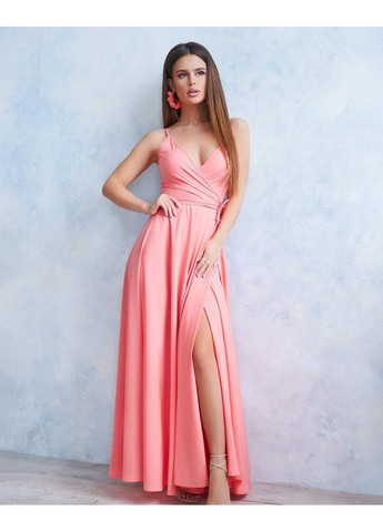 Розовое повседневный платья 11745 розовый ISSA PLUS