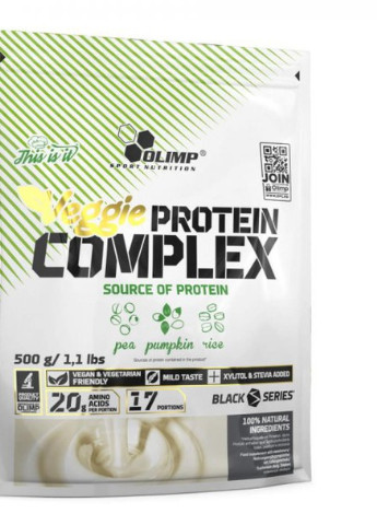Olimp Nutrition Veggie Protein Complex 500 g /17 servings/ Chocolate Olimp Sport Nutrition (256725343)