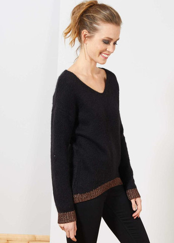 Чорний пуловер,чорний, Kiabi