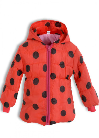 Красная верхній одяг куртка для дівчинки (sport) Lemanta