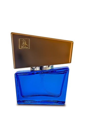 Духи з феромонами чоловічі SHIATSU Pheromone Fragrance men darkblue 15 ml Hot (258551444)