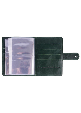 Картхолдер из кожи HiArt CH-06 Crystal Green Mehendi Art Hi Art (268371299)