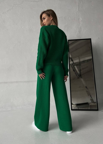 Жіночий прогулянковий костюм двійка колір зелений р.42/46 432611 New Trend (258646665)