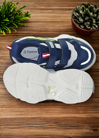 Темно-синій Осінні дитячі кросівки для хлопчика том м 7986w Tom.M