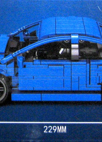 Авто-конструктор Subaru Impreza WRX STI, 1:18, инерционный механизм, 812 деталей (705806) No Brand (265212505)