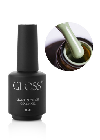 Гель-лак GLOSS 125 (запилений оливковий), 11 мл Gloss Company пастель (269712580)