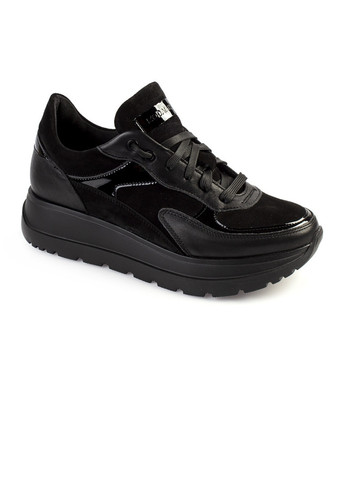 Черные демисезонные кроссовки женские бренда 8401380_(1) ModaMilano