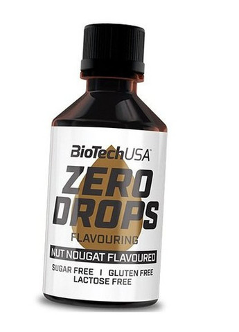 Zero Drops 50 ml /100 servings/ Nut Nougat Biotechusa (257252377)