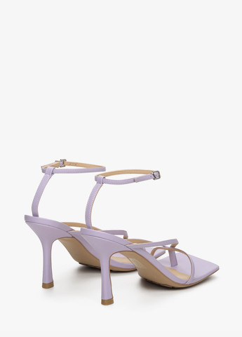 Сиреневые босоножки, цвет розовый Estro