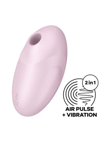 Вакуумний кліторальний стимулятор вібратор Satisfyer Vulva Lover 3 Pink (266265619)