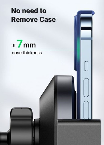 Автомобильное зарядное устройство CD256 Wireless Car Charger QI 15W (Dark Blue) (40118) Ugreen (260491866)