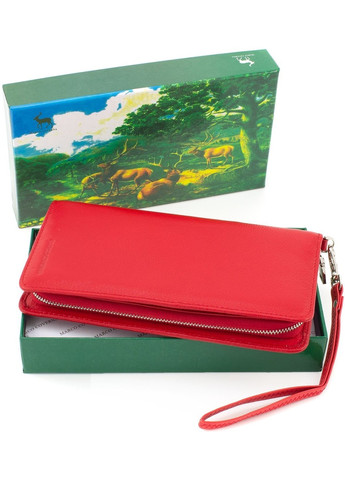 Місткий гаманець зі шкіри для жінок MC-1-6056-2 (JZ6564) червоний Marco Coverna (259752552)