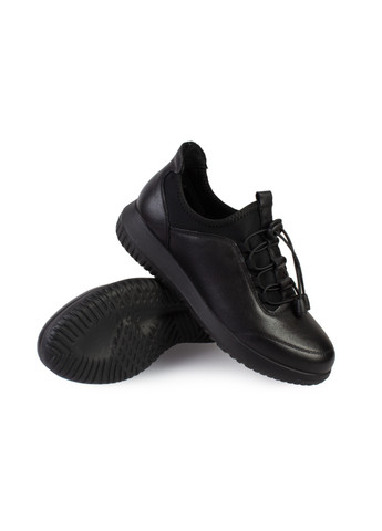 Черные демисезонные кроссовки женские бренда 8401430_(1) Iva
