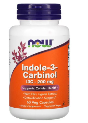 Indole-3 Carbinol 200 mg 60 Veg Caps Now Foods (256721670)